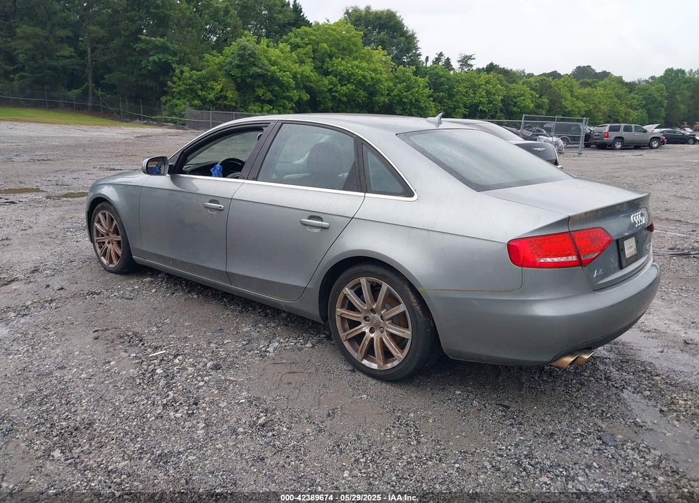 2010 AUDI A4 2.0T PREMIUM VIN: WAUFFAFL6AN057496