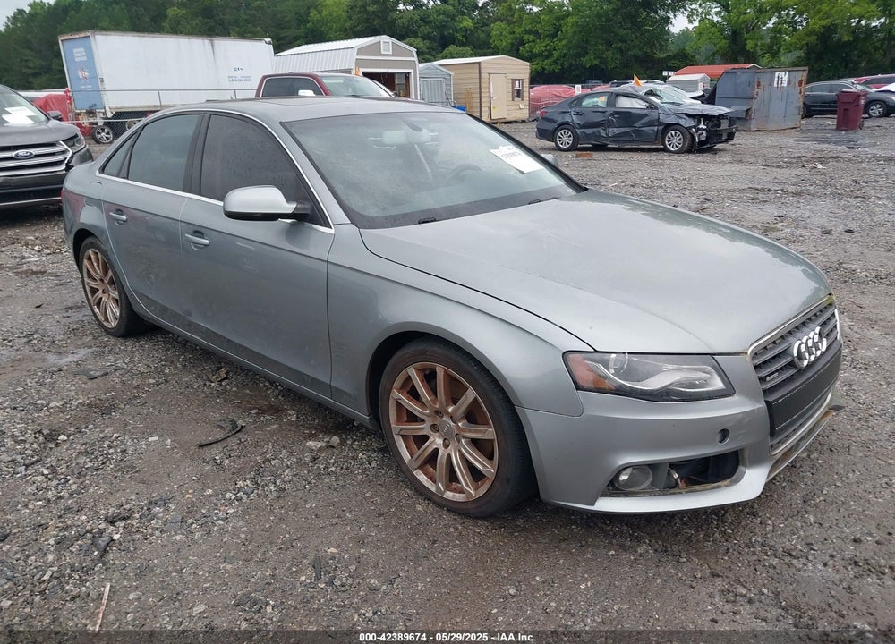 2010 AUDI A4 2.0T PREMIUM VIN: WAUFFAFL6AN057496