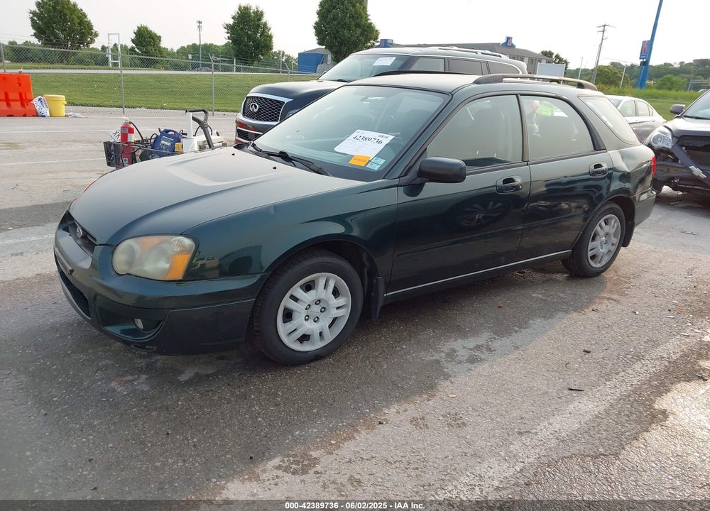2004 SUBARU IMPREZA 2.5TS VIN: JF1GG655X4H820780