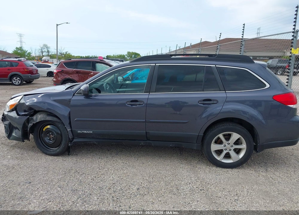 2014 SUBARU OUTBACK 2.5I PREMIUM VIN: 4S4BRCCC6E3326697