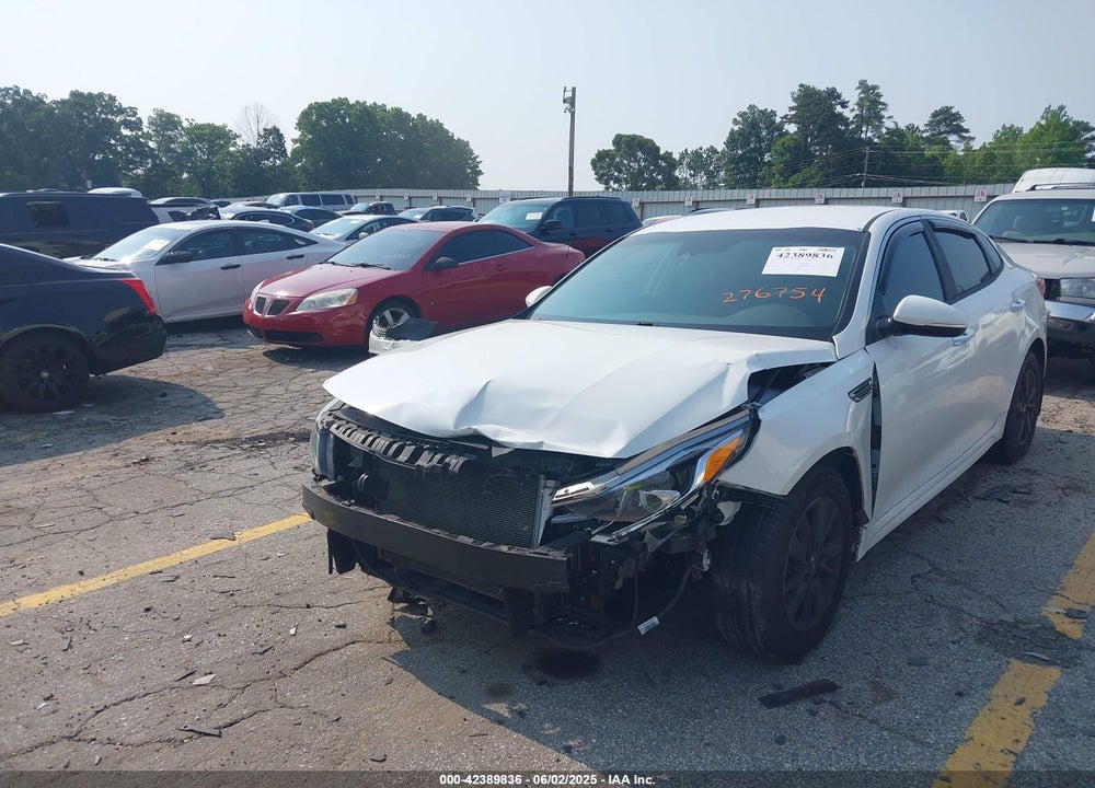 2019 KIA OPTIMA VIN: 5XXGT4L38KG276754