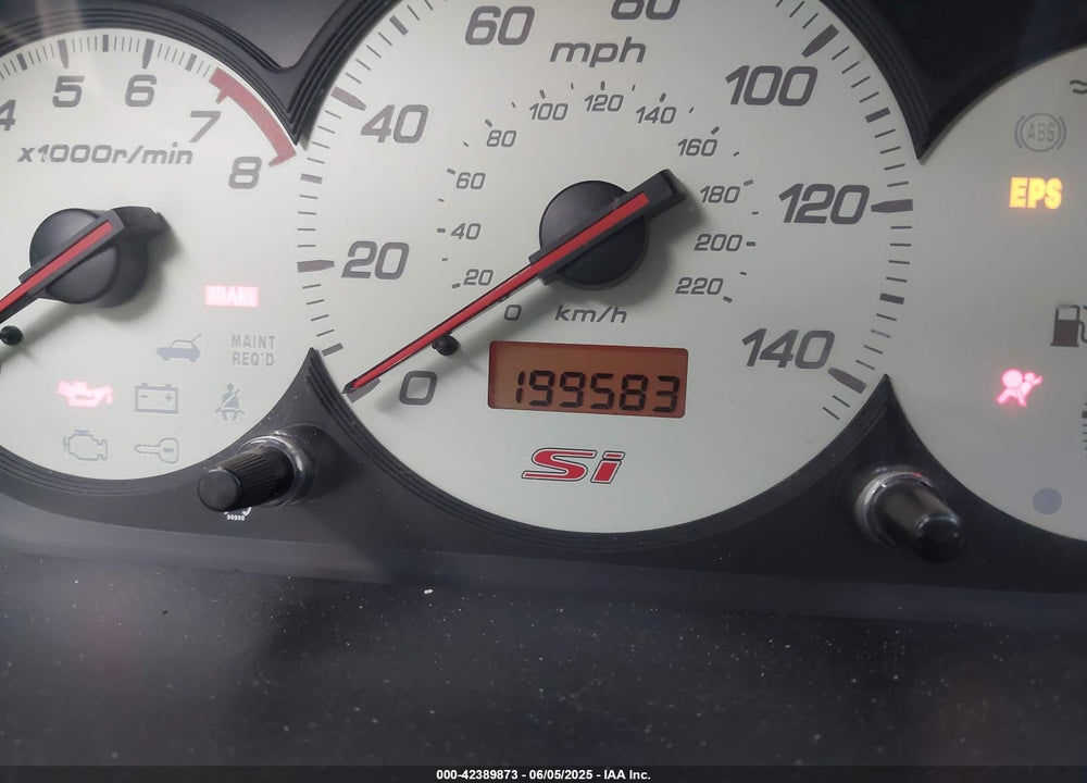 2005 HONDA CIVIC SI VIN: SHHEP33545U502821