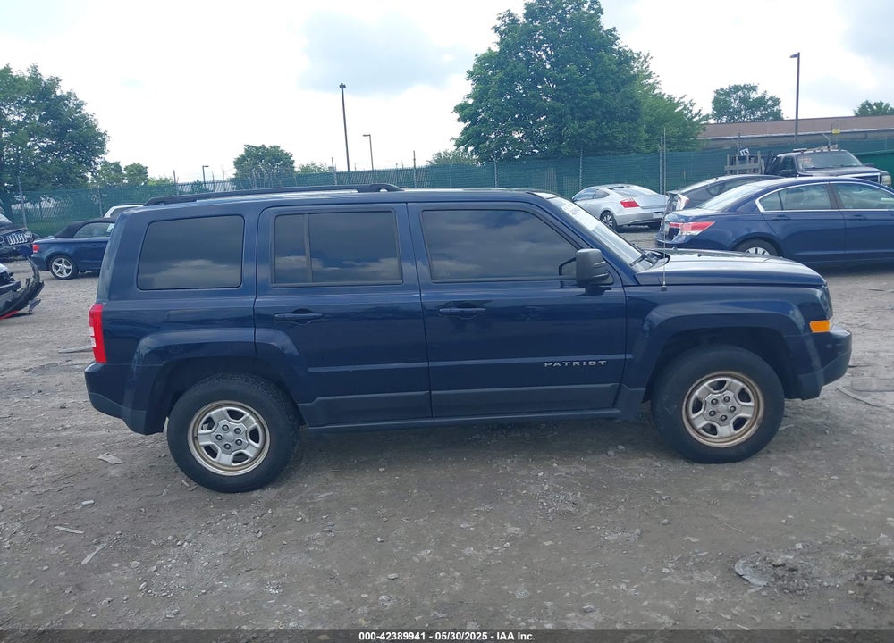 2016 JEEP PATRIOT VIN: 1C4NJRBB7GD782208