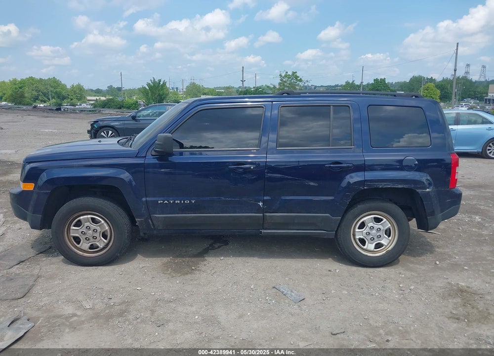 2016 JEEP PATRIOT VIN: 1C4NJRBB7GD782208