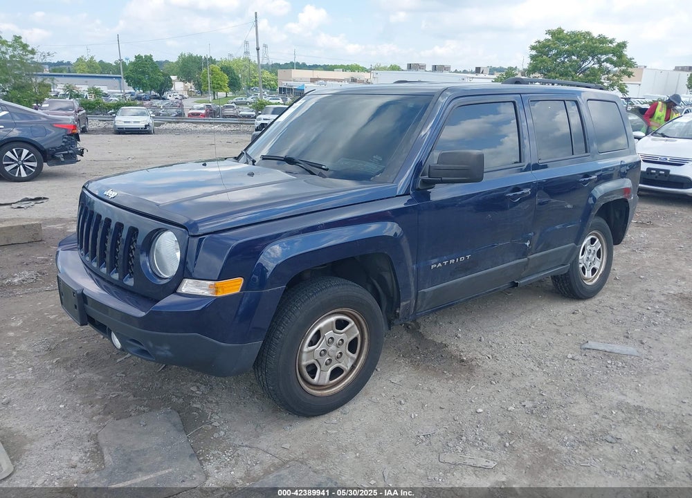 2016 JEEP PATRIOT VIN: 1C4NJRBB7GD782208