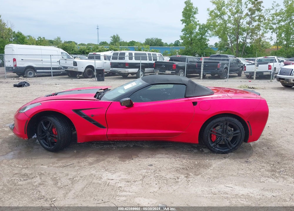 2016 CHEVROLET CORVETTE VIN: 1G1YD3D76G5107169