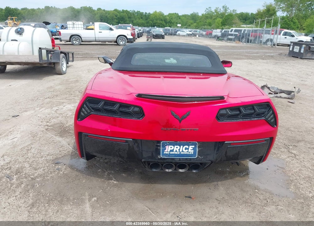 2016 CHEVROLET CORVETTE VIN: 1G1YD3D76G5107169