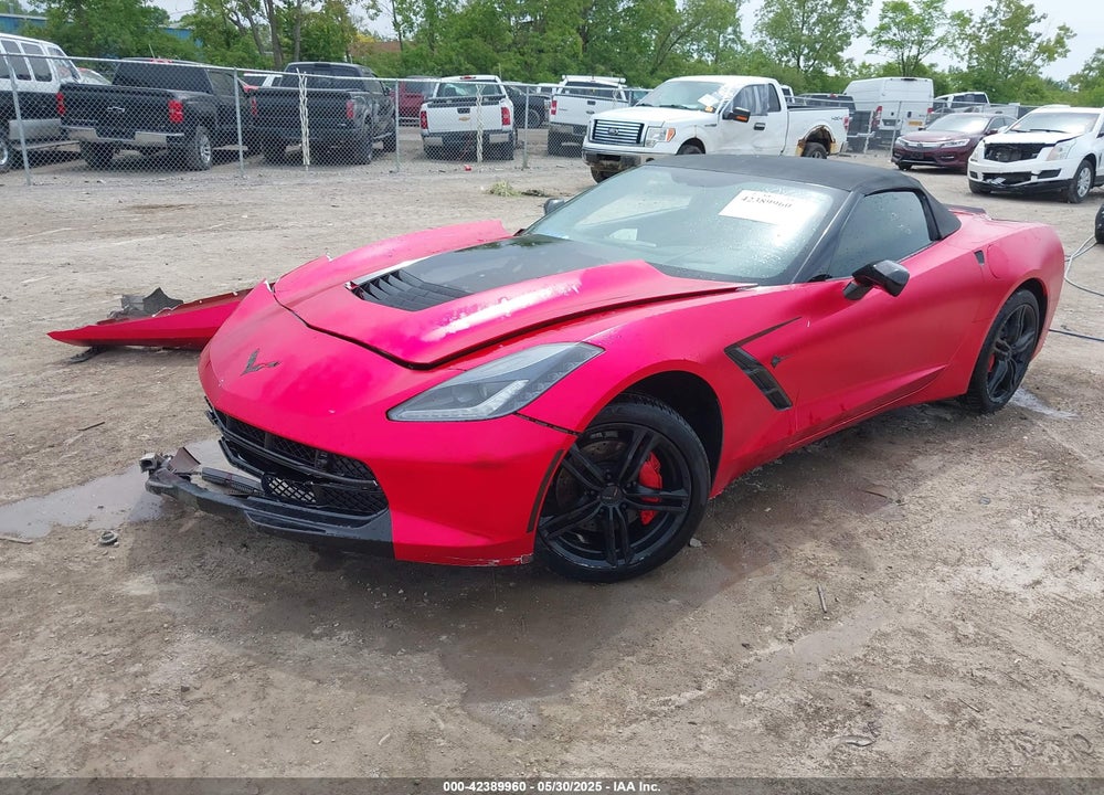 2016 CHEVROLET CORVETTE VIN: 1G1YD3D76G5107169