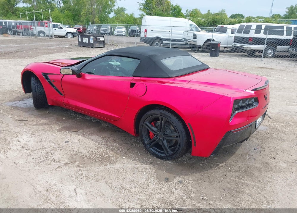 2016 CHEVROLET CORVETTE VIN: 1G1YD3D76G5107169