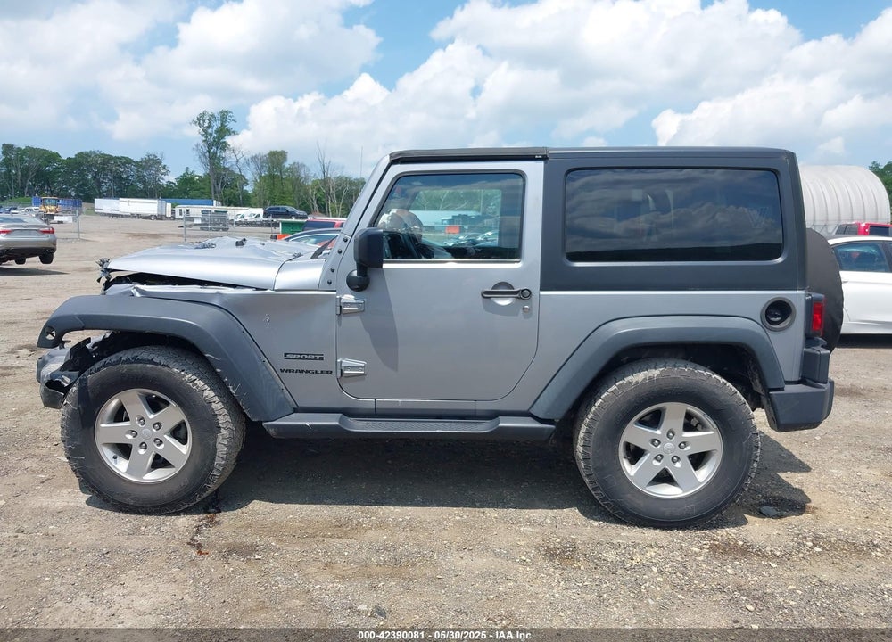 2014 JEEP WRANGLER SPORT VIN: 1C4GJWAG1EL289034
