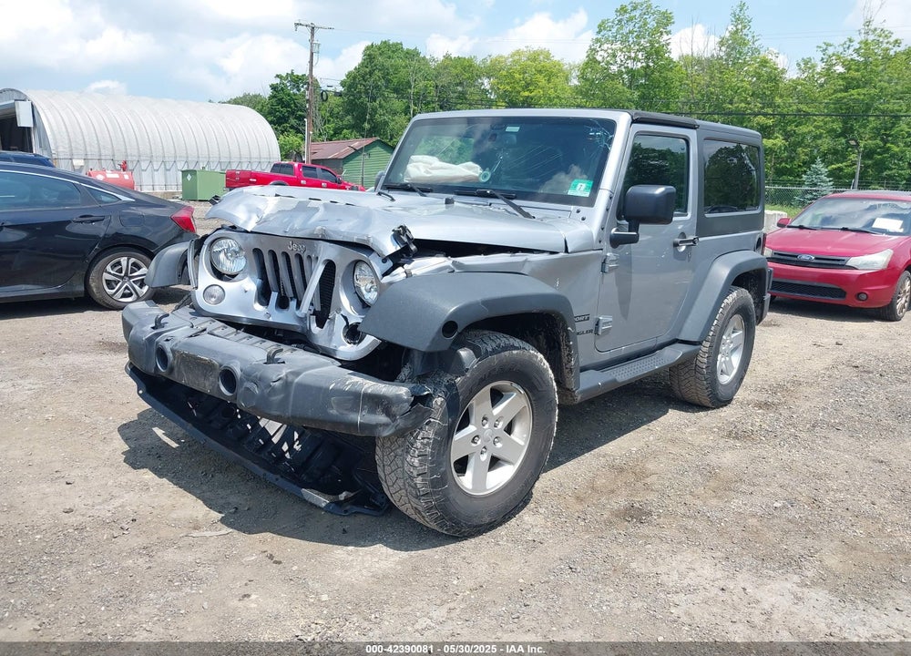 2014 JEEP WRANGLER SPORT VIN: 1C4GJWAG1EL289034