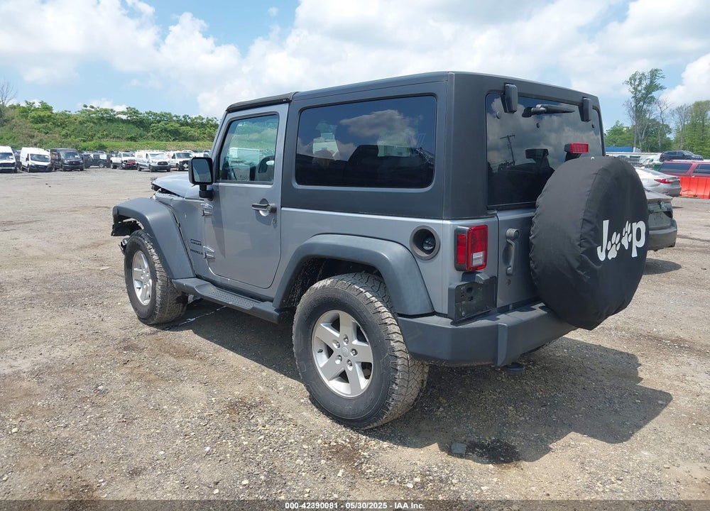 2014 JEEP WRANGLER SPORT VIN: 1C4GJWAG1EL289034
