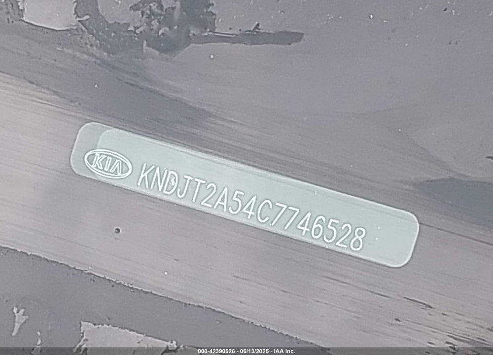 2012 KIA SOUL VIN: KNDJT2A54C7746528