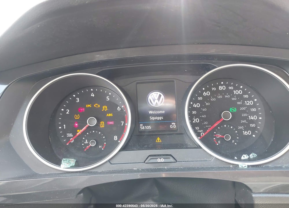 2019 VOLKSWAGEN TIGUAN VIN: 3VV2B7AX8KM165738