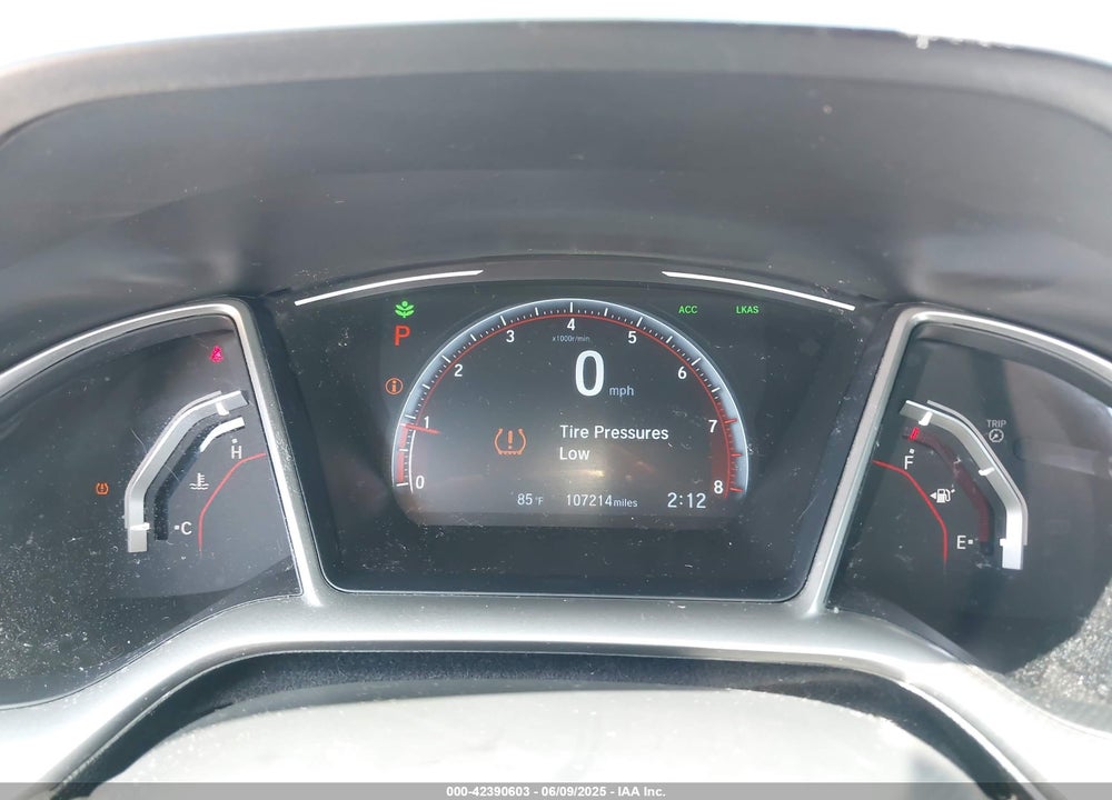 2020 HONDA CIVIC VIN: 2HGFC2F80LH573850