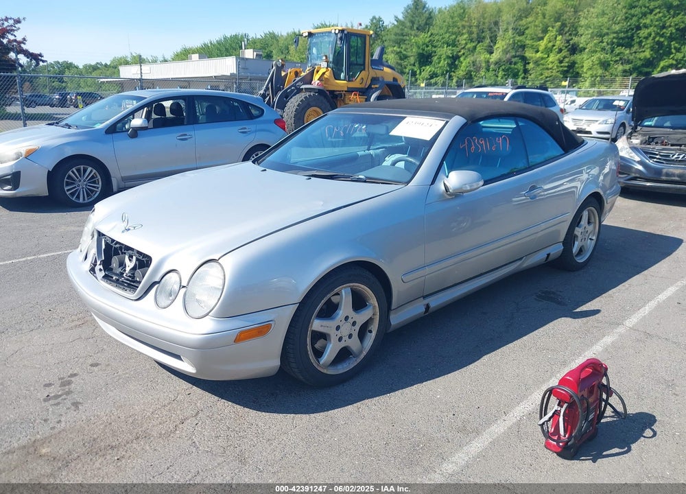 2002 MERCEDES-BENZ CLK 430 VIN: WDBLK70G12T129233