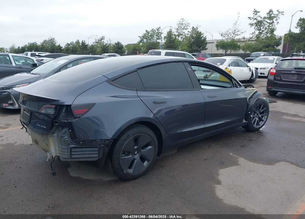 2022 TESLA MODEL 3 LONG RANGE DUAL MOTOR ALL-WHEEL DRIVE VIN: 5YJ3E1EB2NF259483