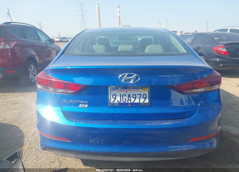 2018 HYUNDAI ELANTRA VIN: KMHD74LF9JU677915