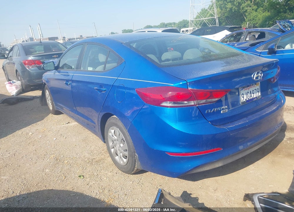 2018 HYUNDAI ELANTRA VIN: KMHD74LF9JU677915