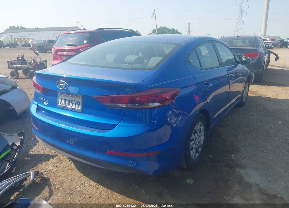 2018 HYUNDAI ELANTRA VIN: KMHD74LF9JU677915