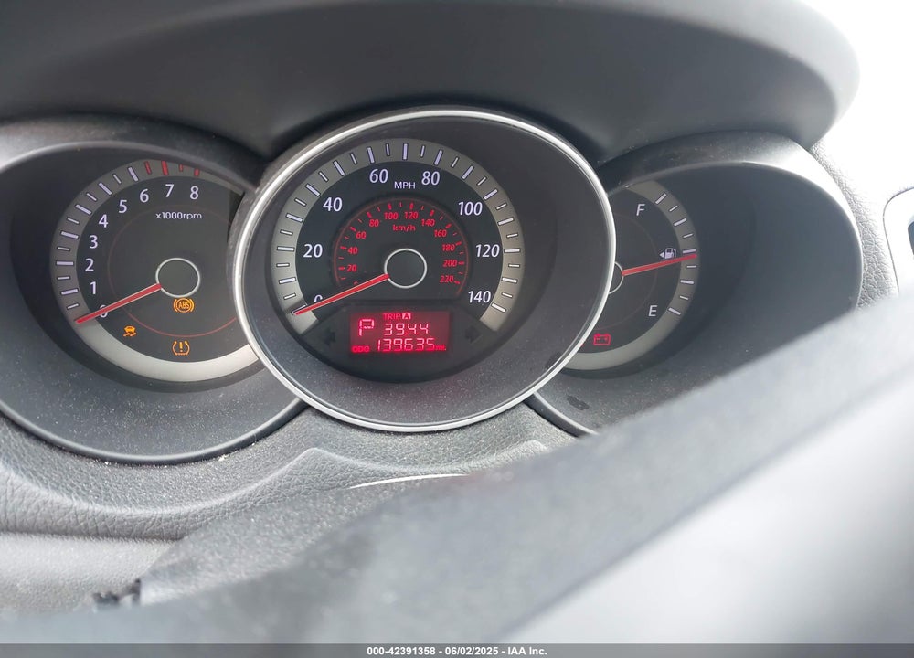 2011 KIA FORTE VIN: KNAFU5A25B5440343