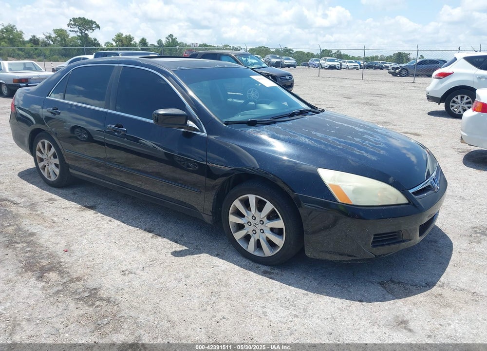2007 HONDA ACCORD 3.0 EX VIN: 1HGCM66567A010884