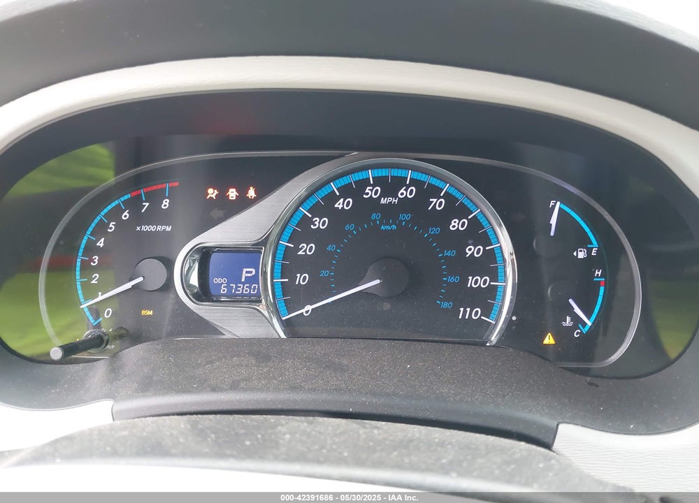 2013 TOYOTA SIENNA XLE 7 PASSENGER VIN: 5TDDK3DC5DS051336