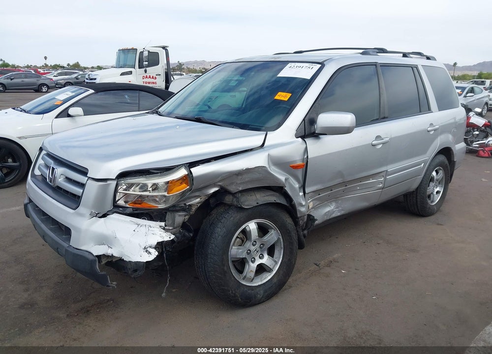 2007 HONDA PILOT VIN: 5FNYF28637B009907