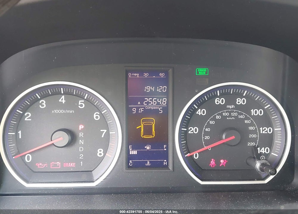 2011 HONDA CR-V VIN: 5J6RE4H57BL121555