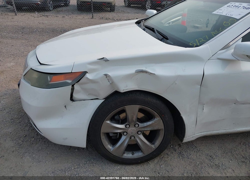 2012 ACURA TL VIN: 19UUA9F55CA008956