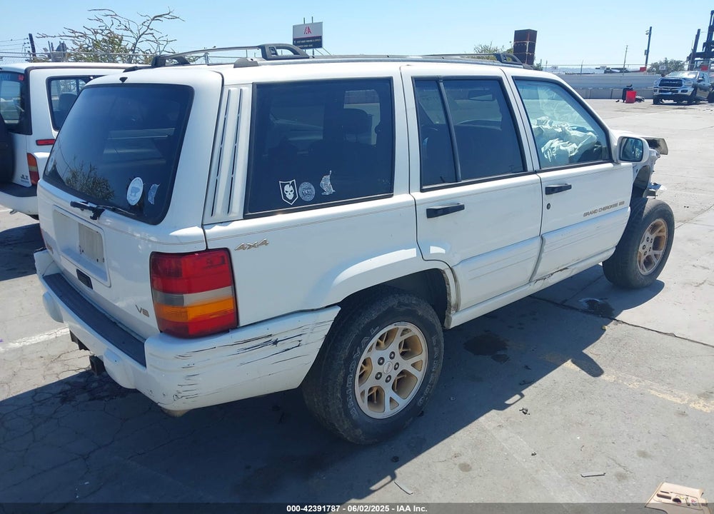 1996 JEEP GRAND CHEROKEE LIMITED VIN: 1J4GZ78YXTC378363