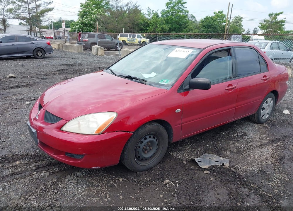 2004 MITSUBISHI LANCER ES VIN: JA3AJ26E04U008497