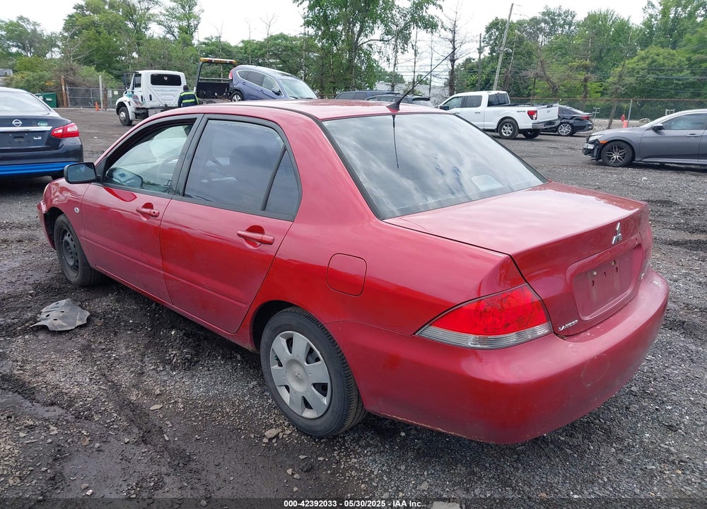 2004 MITSUBISHI LANCER ES VIN: JA3AJ26E04U008497