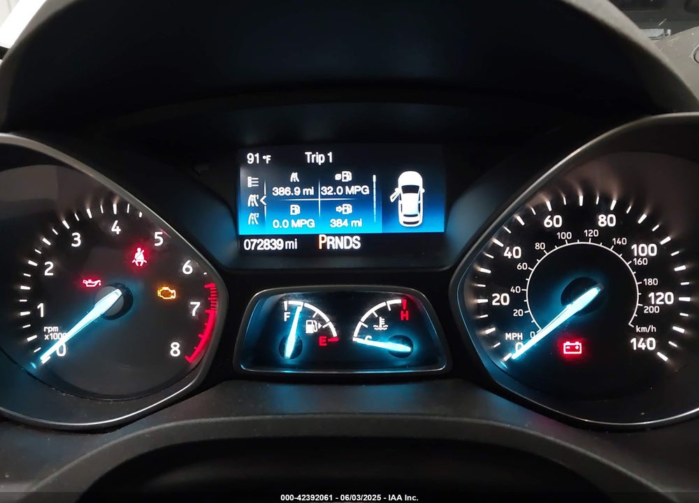 2017 FORD ESCAPE SE VIN: 1FMCU0GD5HUB21858