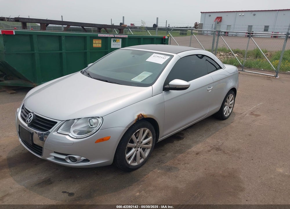 2011 VOLKSWAGEN EOS VIN: WVWBA7AH2BV000560