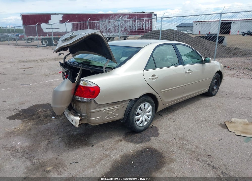 2005 TOYOTA CAMRY LE VIN: 4T1BE32K85U528729