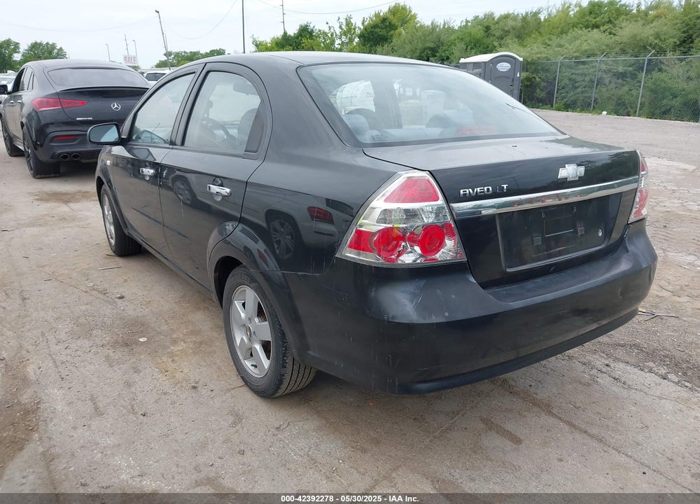 2008 CHEVROLET AVEO LT VIN: KL1TG56638B063246