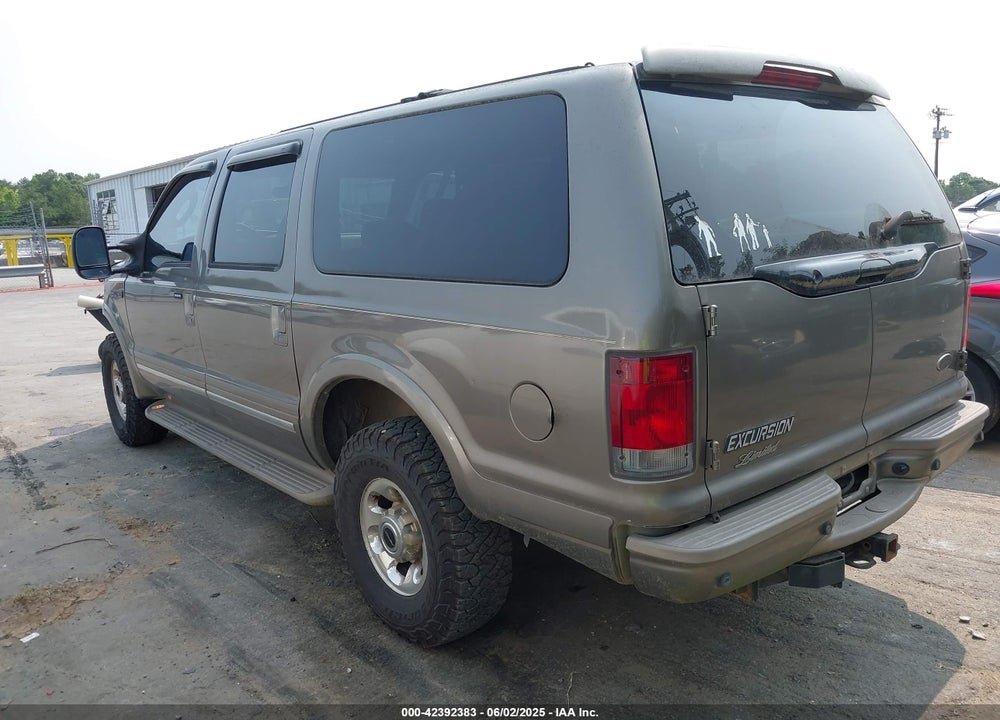 2003 FORD EXCURSION LIMITED VIN: 1FMNU43S83EC62057