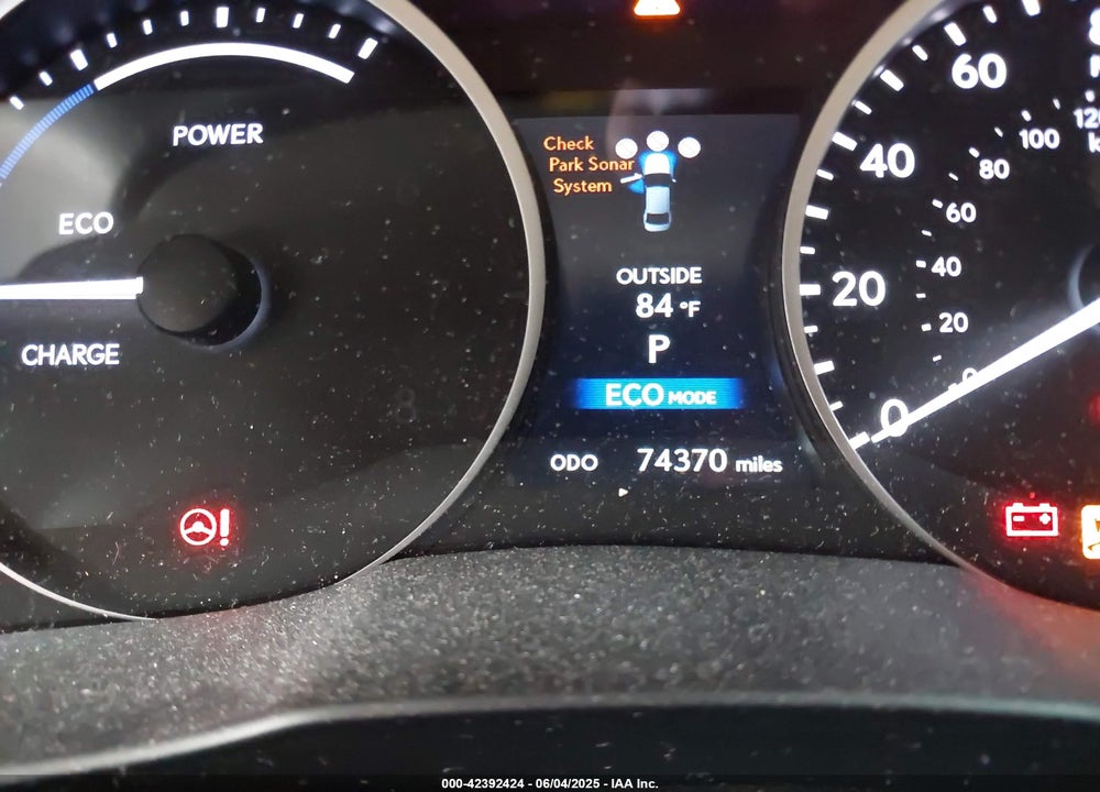 2014 LEXUS ES 300H VIN: JTHBW1GG9E2043696