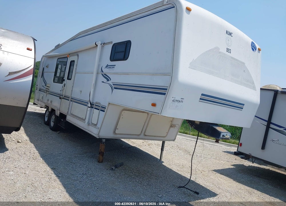 1999 HOLIDAY RAMBLER ALUMASCAPE 5TH WHEEL TRAVEL TRAILER VIN: 1KB331H20XE105768