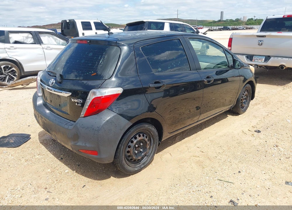 2014 TOYOTA YARIS LE (TMC/CBU PLANT) VIN: JTDKTUD33ED575740
