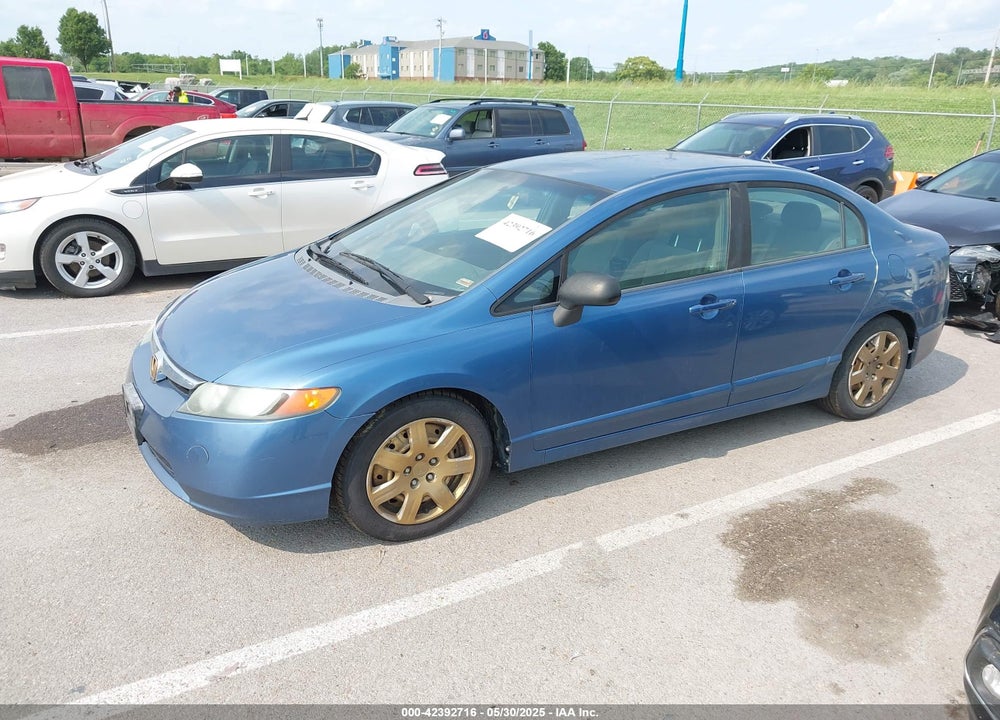 2008 HONDA CIVIC VIN: 1HGFA15508L000691