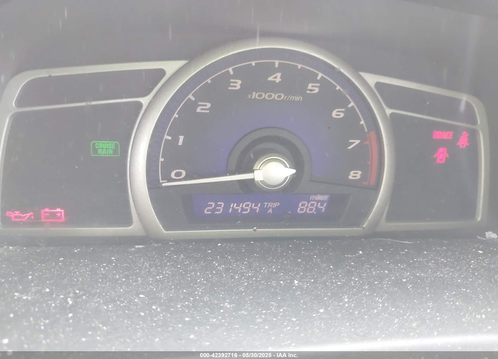 2008 HONDA CIVIC VIN: 1HGFA15508L000691