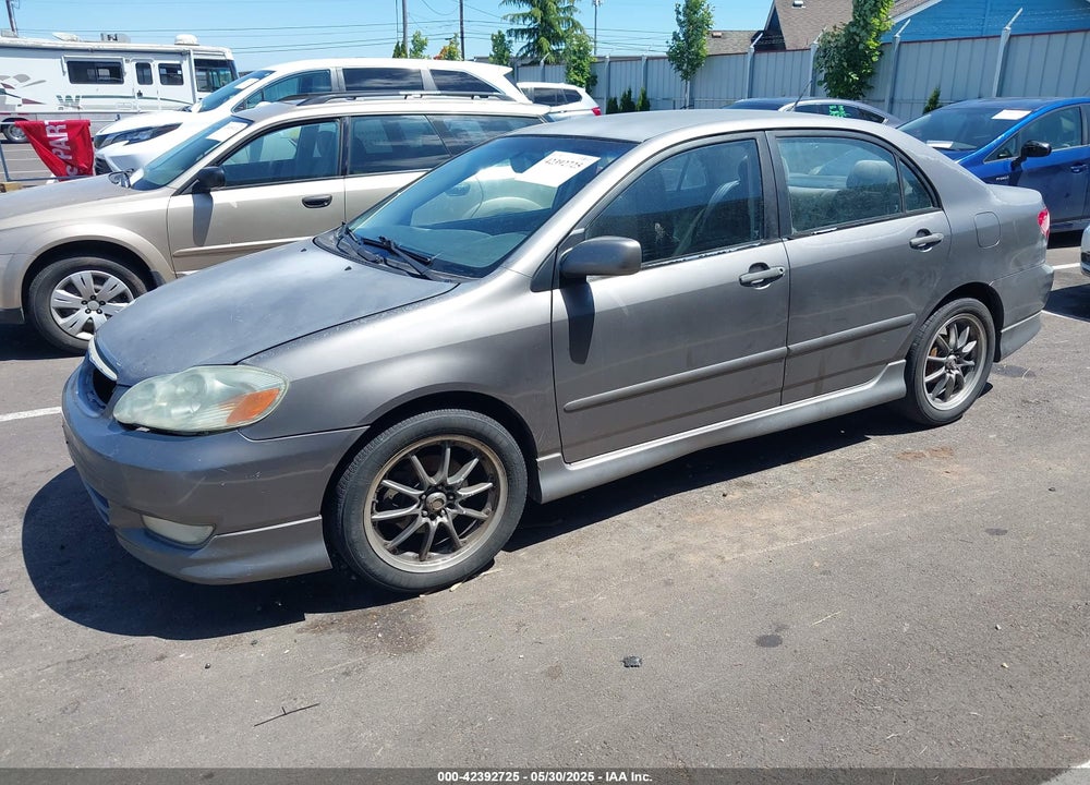 2003 TOYOTA COROLLA S VIN: 1NXBR32E53Z041855