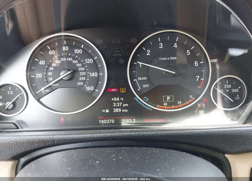 2013 BMW 320I VIN: WBA3B1C50DK129576
