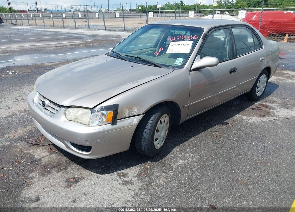 2002 TOYOTA COROLLA LE VIN: 1NXBR12E72Z652408