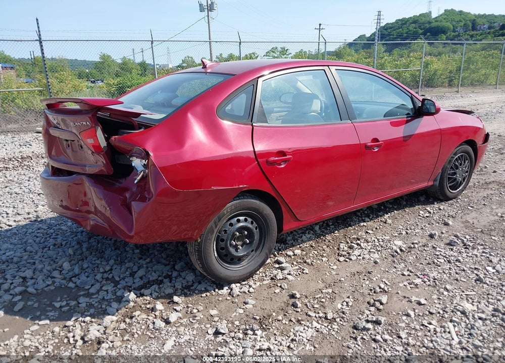 2009 HYUNDAI ELANTRA VIN: KMHDU46D69U677160