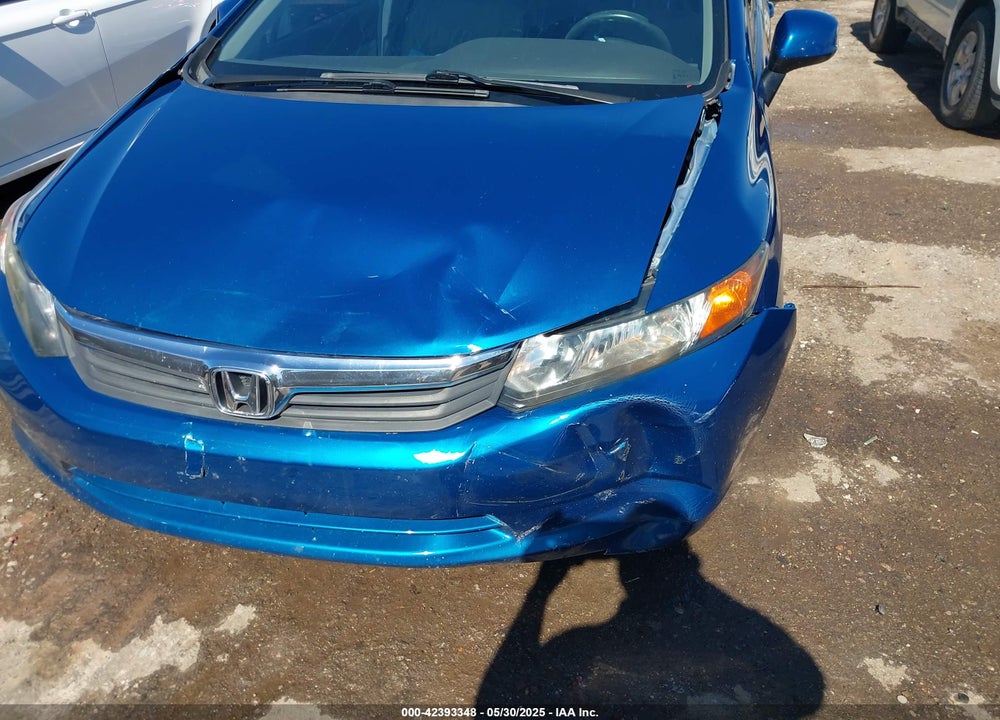 2012 HONDA CIVIC VIN: 2HGFB2F5XCH544381