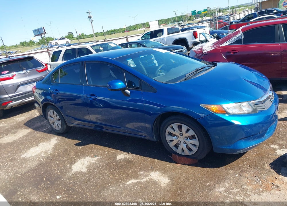 2012 HONDA CIVIC VIN: 2HGFB2F5XCH544381