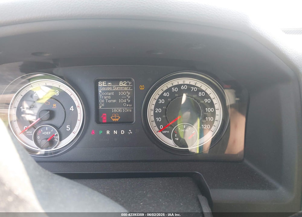 2016 RAM 2500 VIN: 3C6UR5DL3GG308608